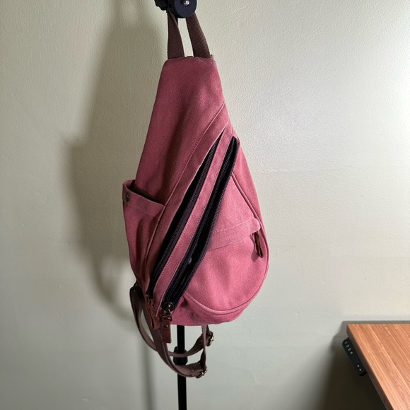 Other - Canvas Backpack or Sling Convertible Bag